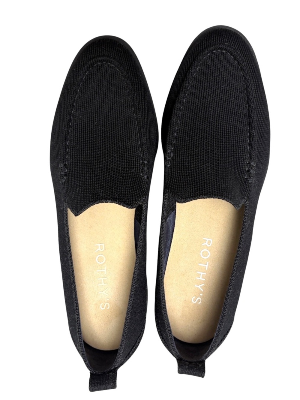 ROTHY'S black lug sole mesh loafer 8.5/9